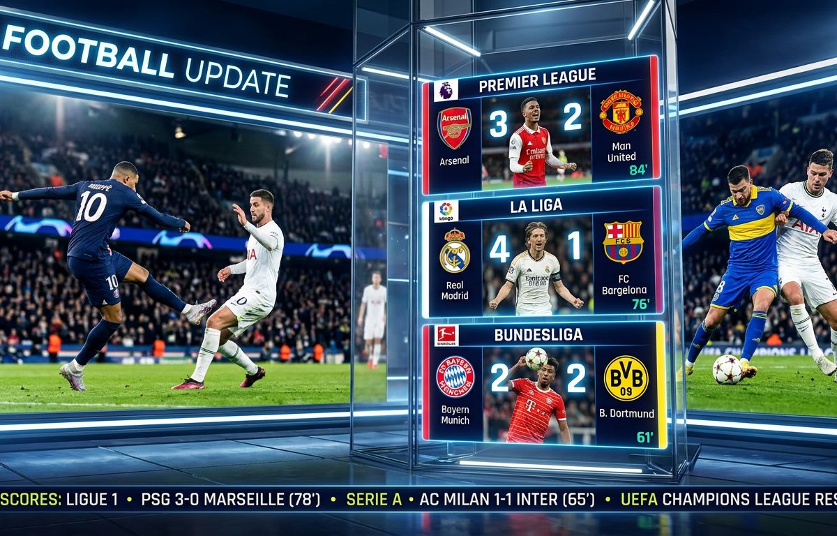 update skor sepak bola, skor liga dunia, hasil klub eropa, skor pertandingan terbaru, informasi kompetisi bola