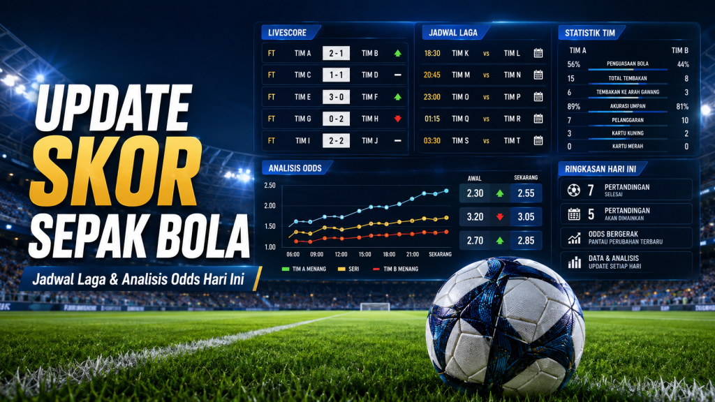Update Skor Sepak Bola